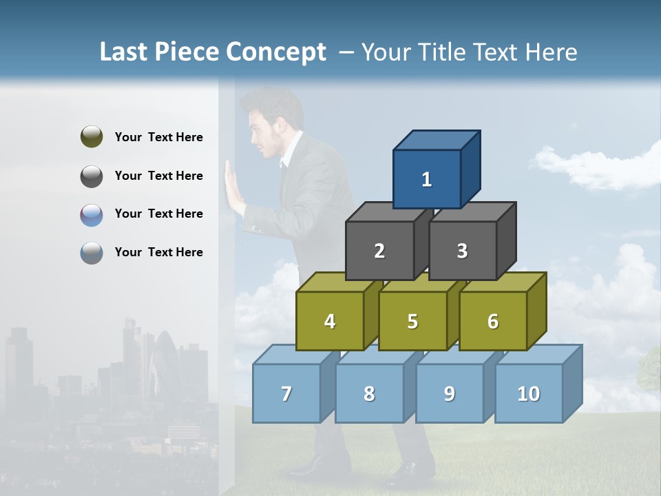 Grass Sky Environmental PowerPoint Template