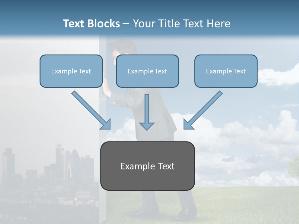 Grass Sky Environmental PowerPoint Template