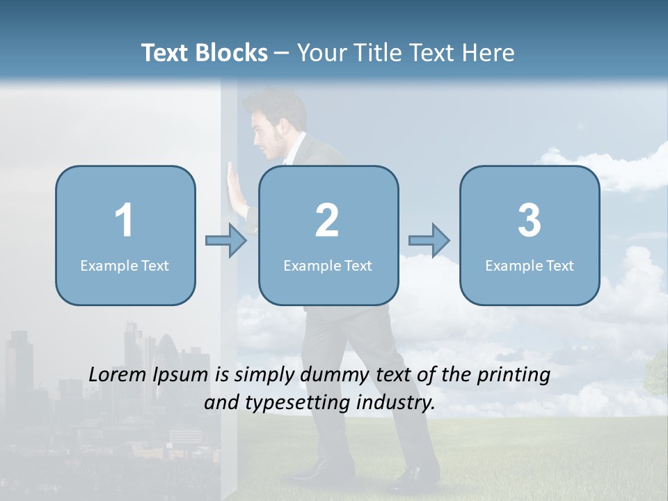 Grass Sky Environmental PowerPoint Template
