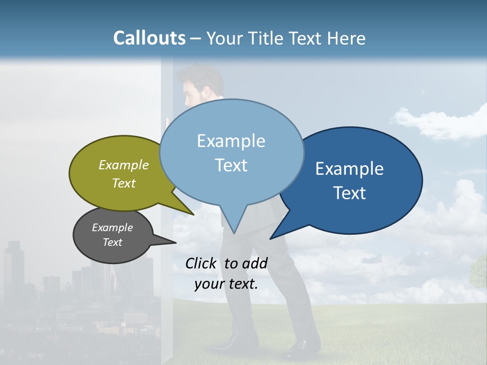 Grass Sky Environmental PowerPoint Template