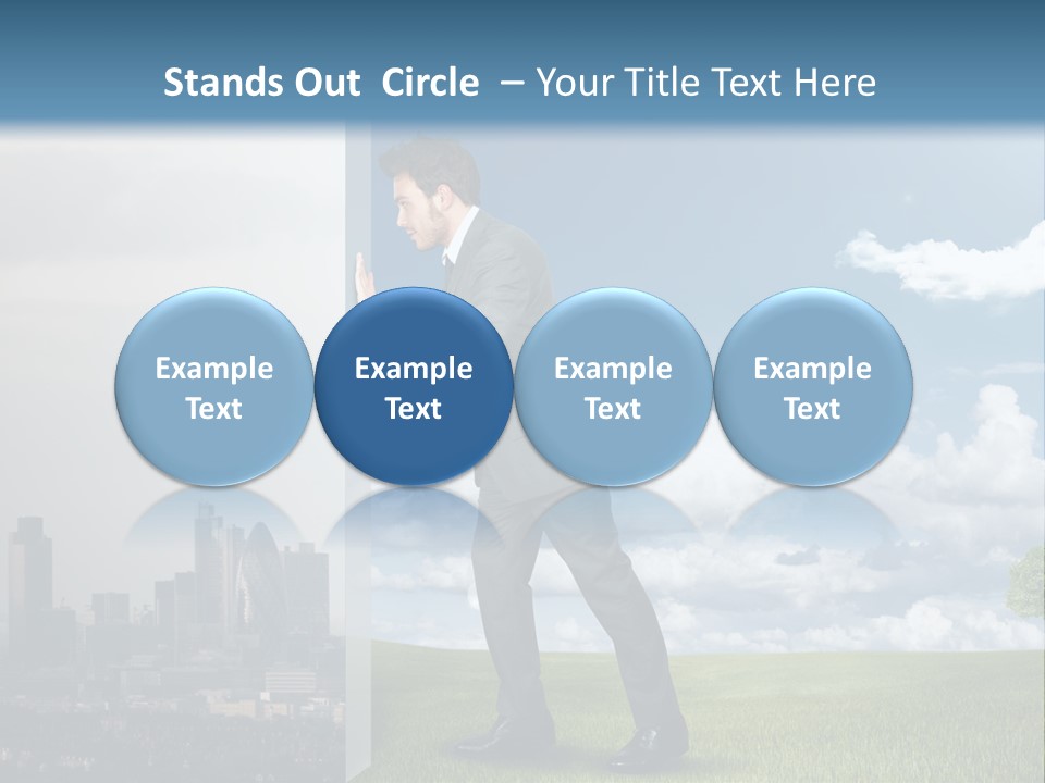 Grass Sky Environmental PowerPoint Template