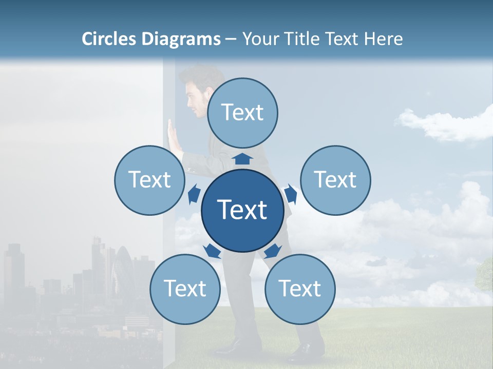Grass Sky Environmental PowerPoint Template