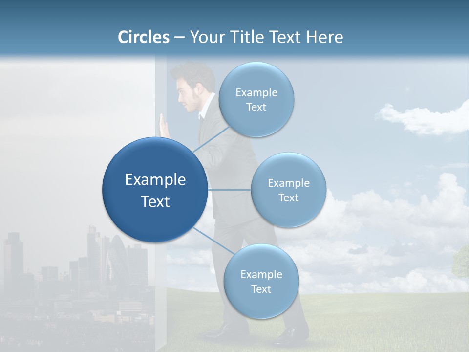 Grass Sky Environmental PowerPoint Template