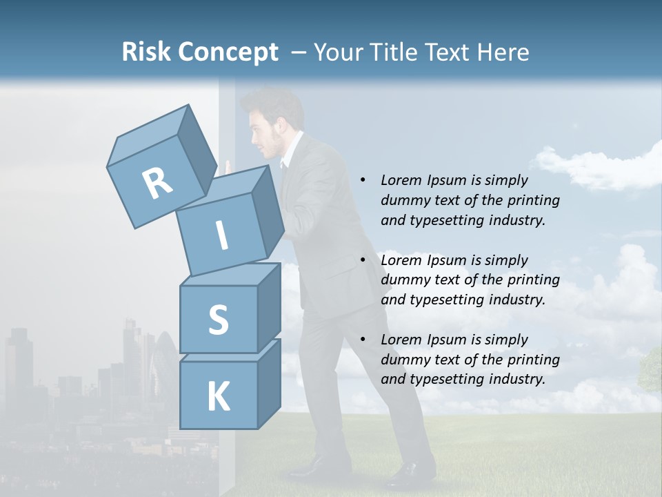 Grass Sky Environmental PowerPoint Template