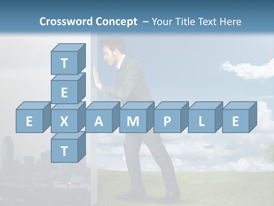 Grass Sky Environmental PowerPoint Template