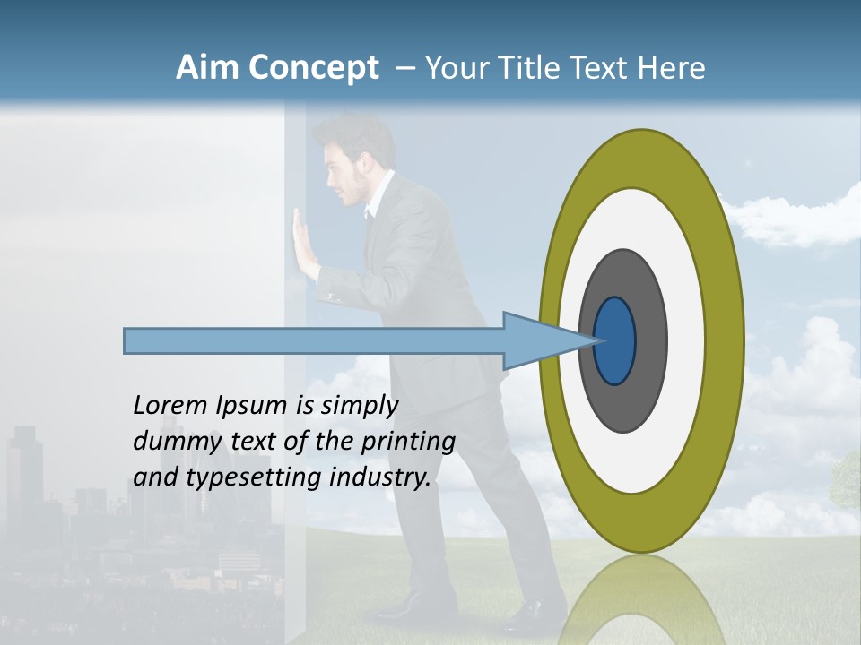 Grass Sky Environmental PowerPoint Template