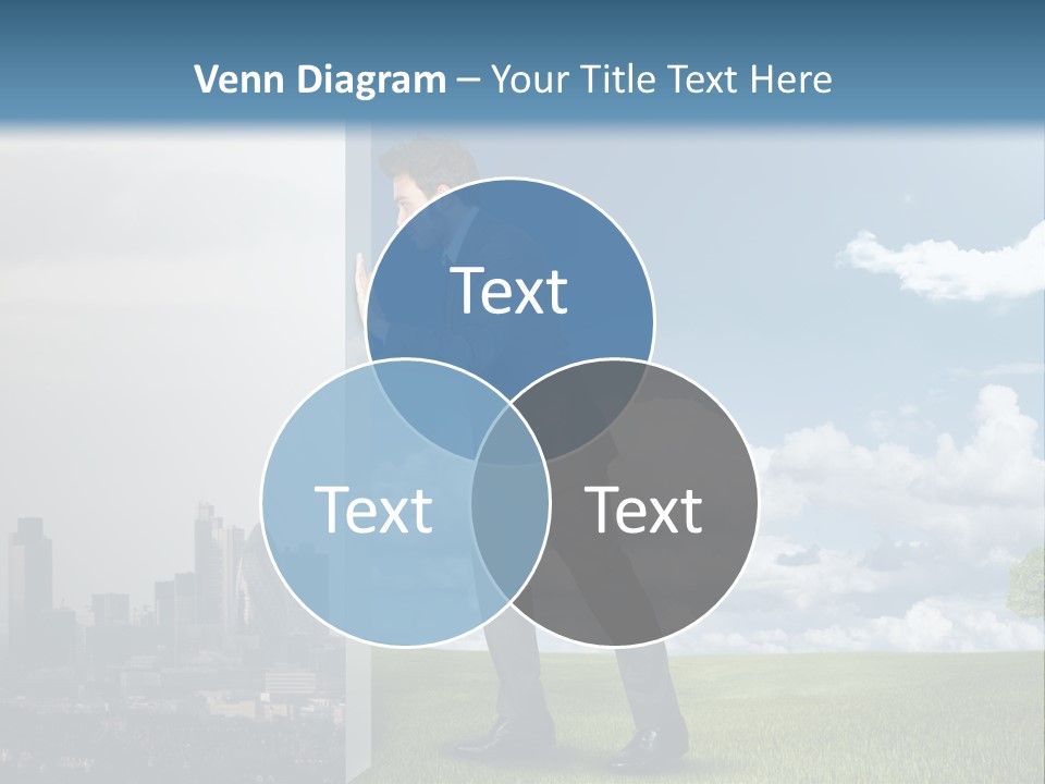 Grass Sky Environmental PowerPoint Template