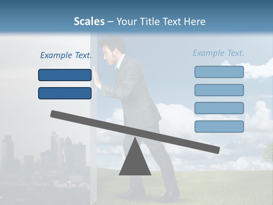 Grass Sky Environmental PowerPoint Template