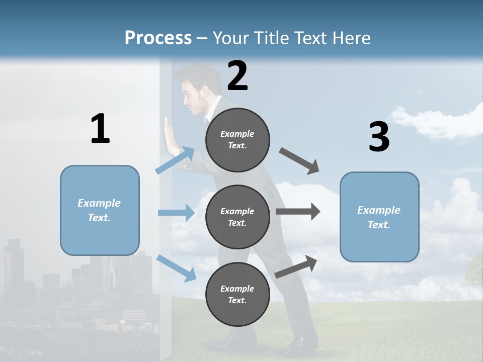 Grass Sky Environmental PowerPoint Template