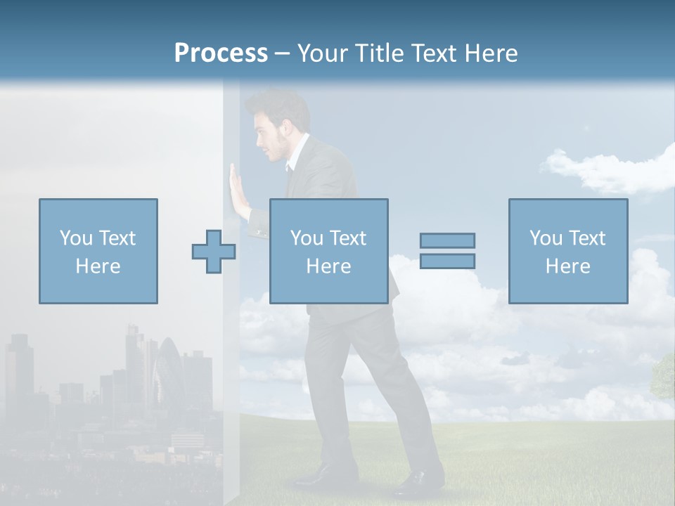 Grass Sky Environmental PowerPoint Template