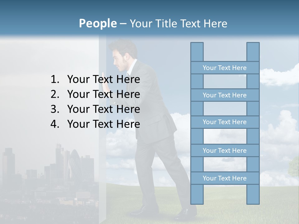 Grass Sky Environmental PowerPoint Template