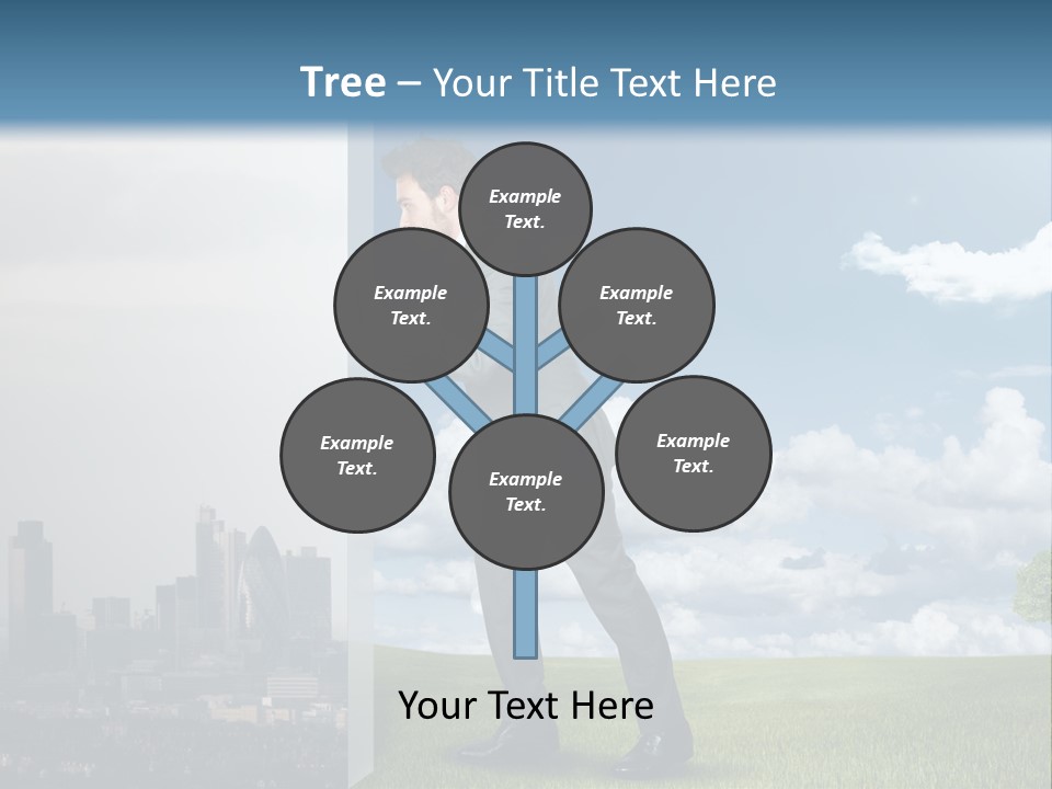 Grass Sky Environmental PowerPoint Template