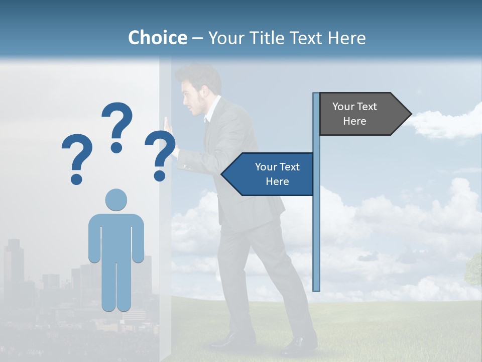 Grass Sky Environmental PowerPoint Template