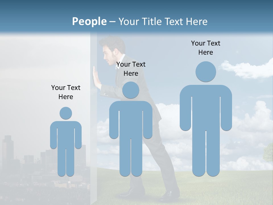 Grass Sky Environmental PowerPoint Template