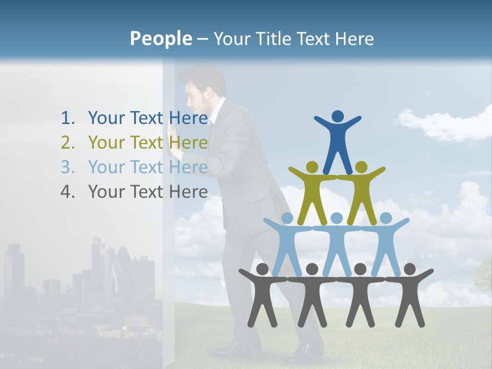 Grass Sky Environmental PowerPoint Template