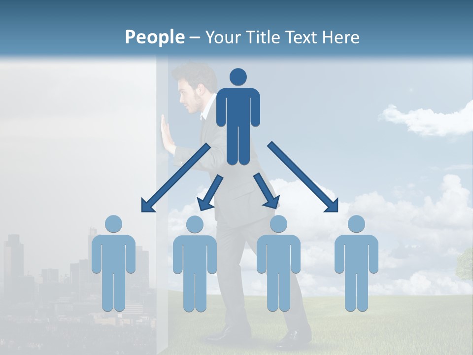 Grass Sky Environmental PowerPoint Template