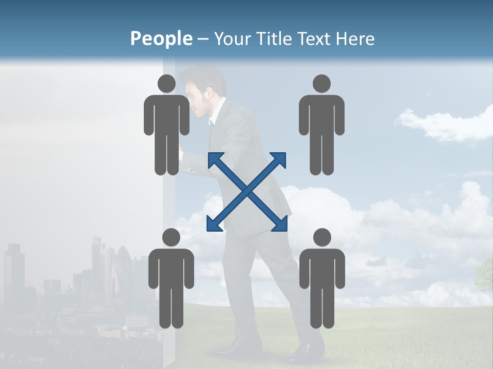 Grass Sky Environmental PowerPoint Template