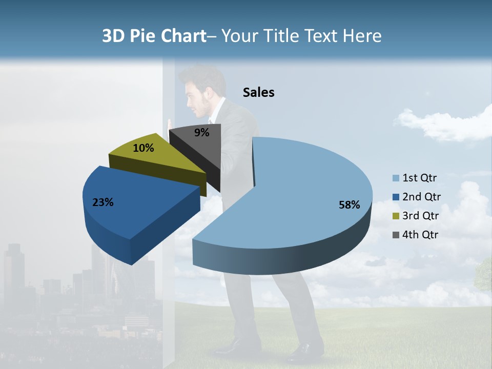 Grass Sky Environmental PowerPoint Template