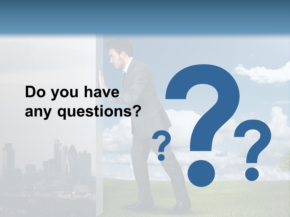 Grass Sky Environmental PowerPoint Template