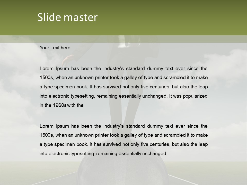 Concentration Success Security PowerPoint Template