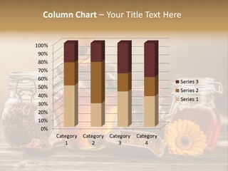 Bees Table Flowers PowerPoint Template