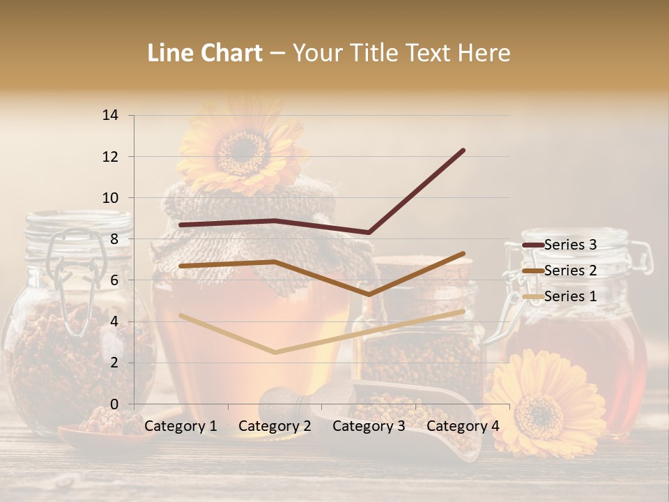 Bees Table Flowers PowerPoint Template