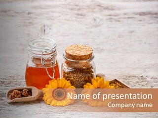 Propolis Bee Wax PowerPoint Template