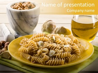 Gourmet Course Cuisine PowerPoint Template