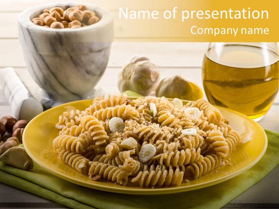 Gourmet Course Cuisine PowerPoint Template