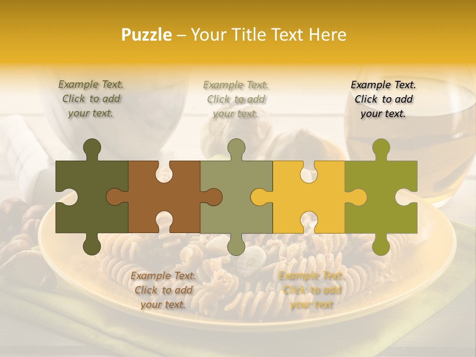 Gourmet Course Cuisine PowerPoint Template