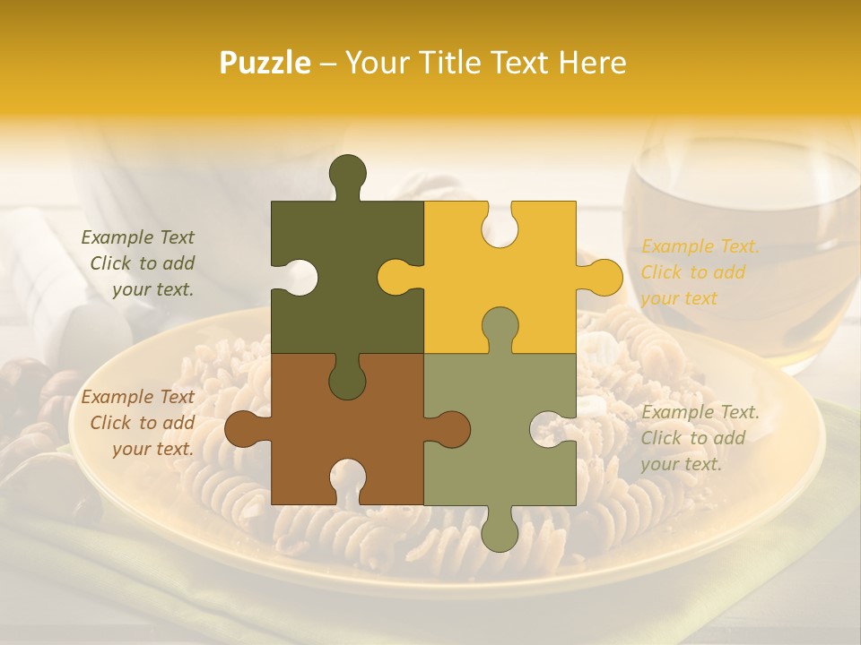 Gourmet Course Cuisine PowerPoint Template