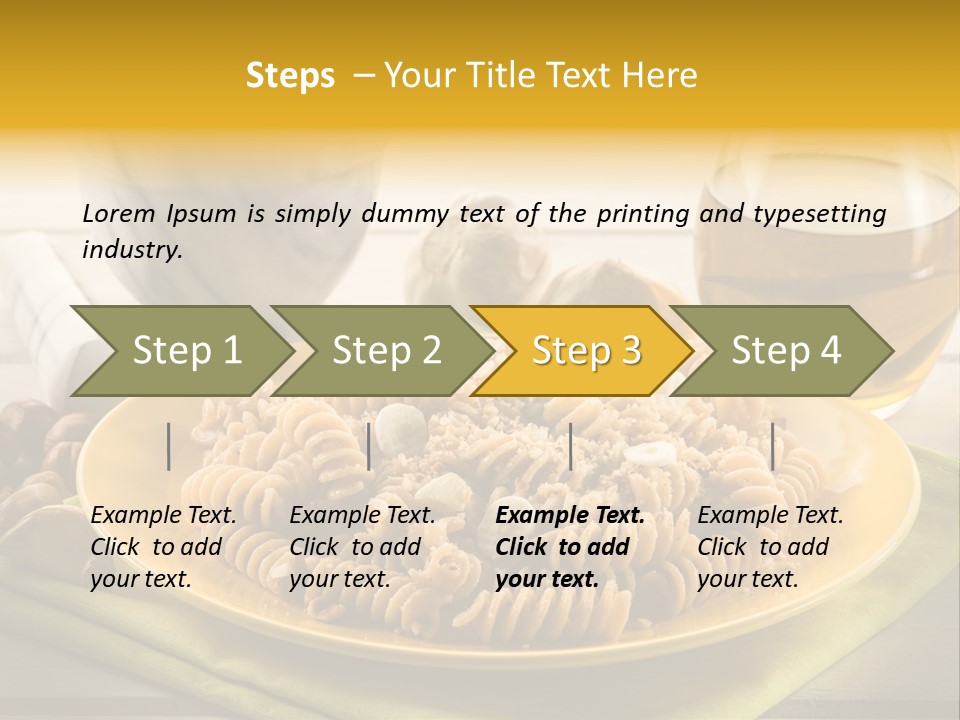Gourmet Course Cuisine PowerPoint Template