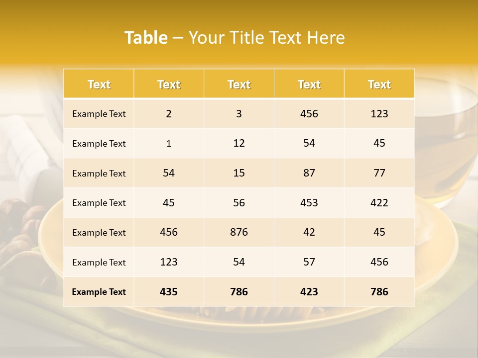 Gourmet Course Cuisine PowerPoint Template