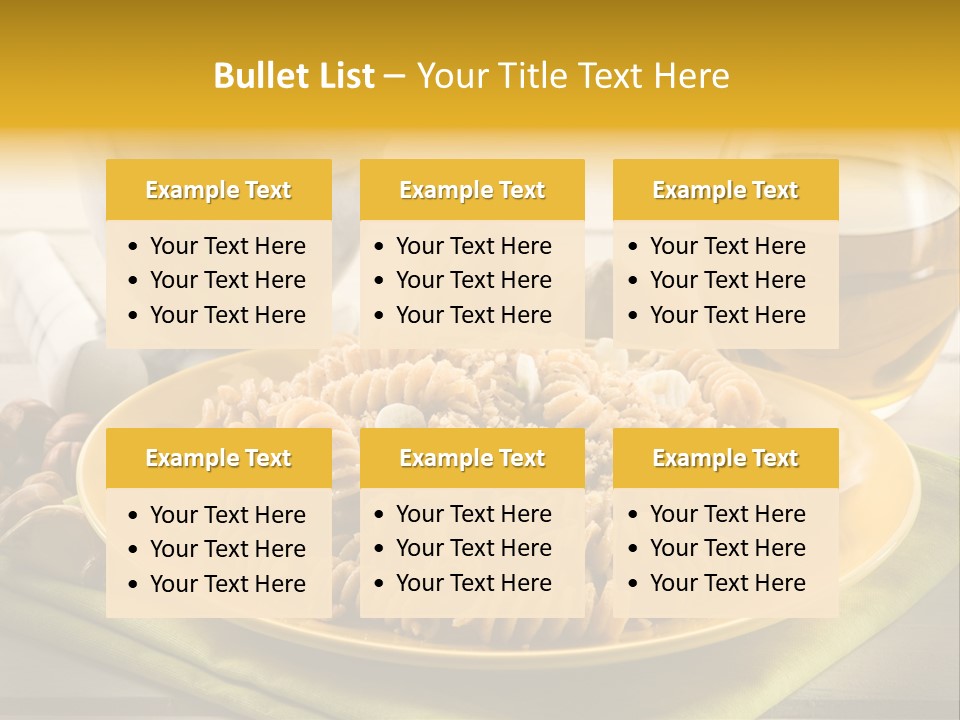 Gourmet Course Cuisine PowerPoint Template