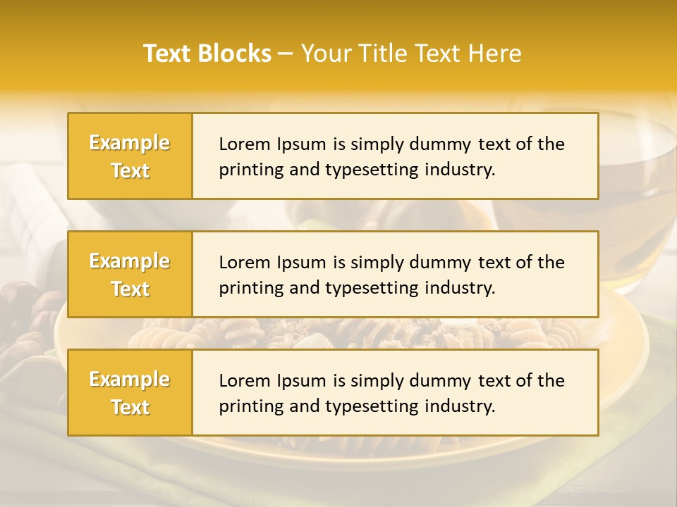 Gourmet Course Cuisine PowerPoint Template