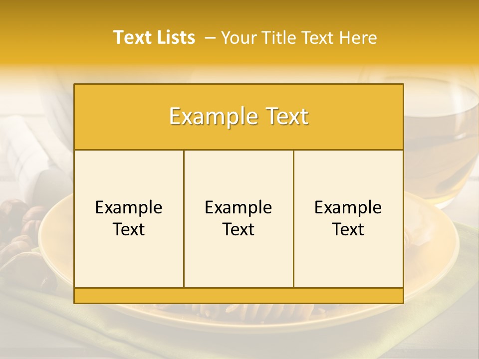 Gourmet Course Cuisine PowerPoint Template