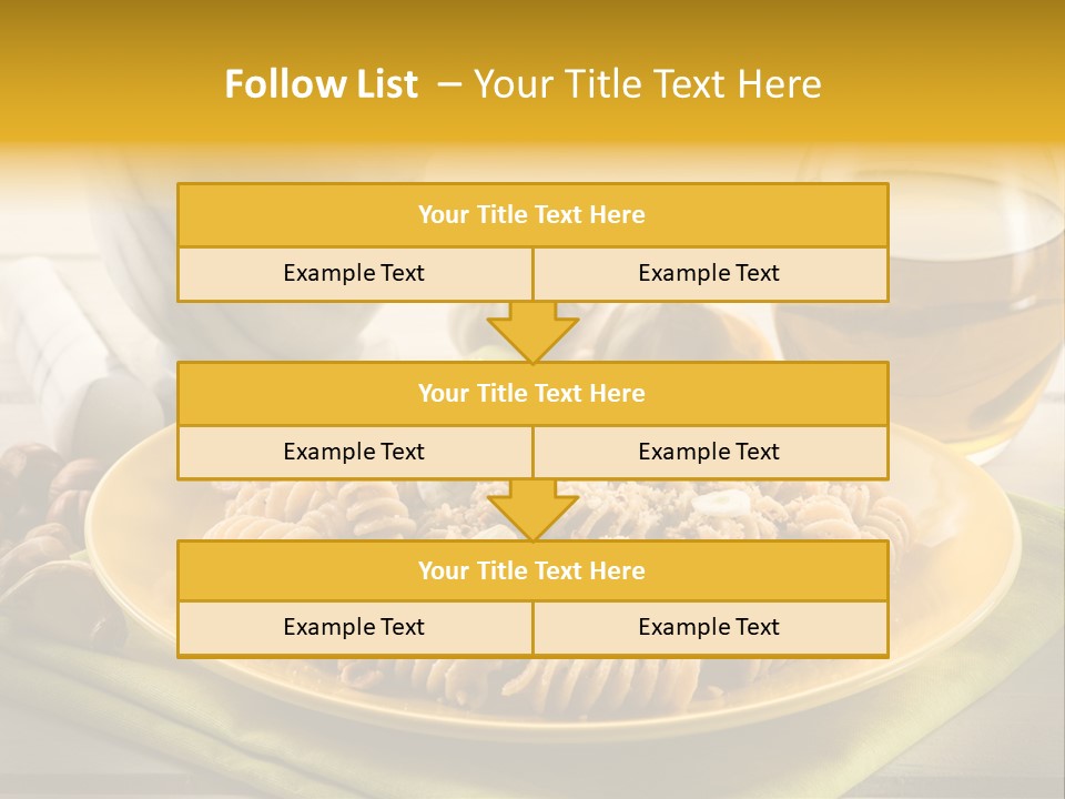 Gourmet Course Cuisine PowerPoint Template