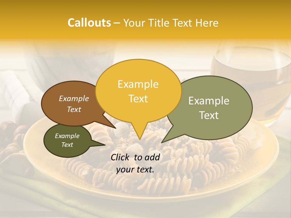 Gourmet Course Cuisine PowerPoint Template