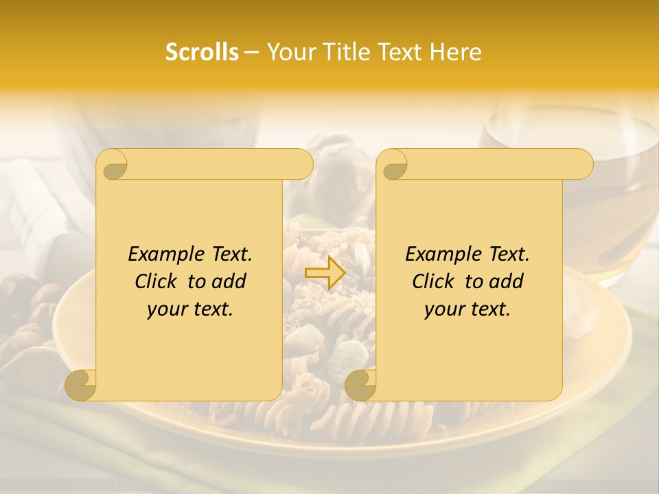 Gourmet Course Cuisine PowerPoint Template