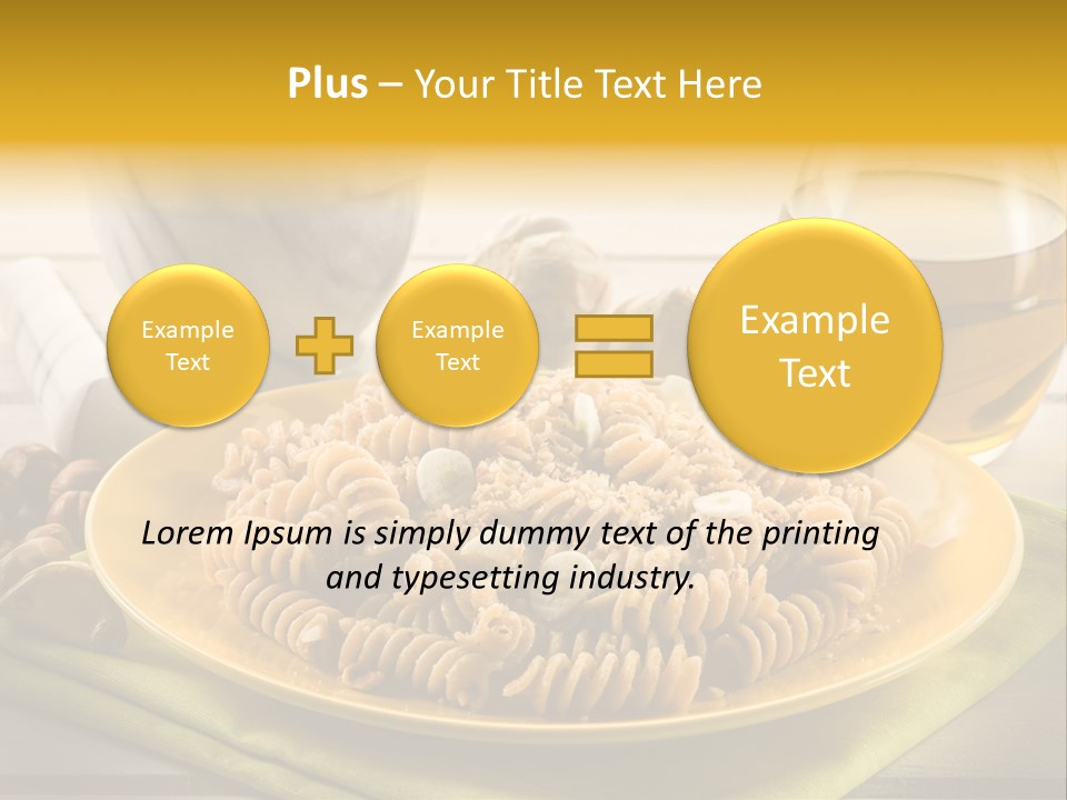 Gourmet Course Cuisine PowerPoint Template