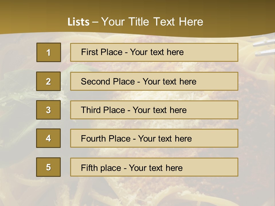Sugo Italiana Pomodoro PowerPoint Template