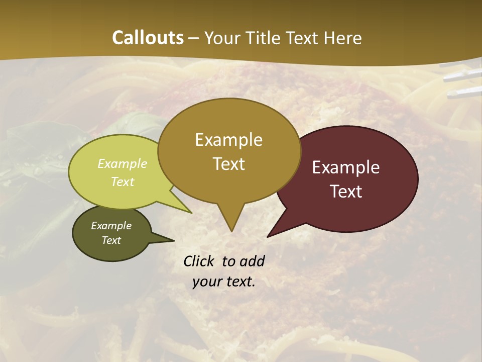 Sugo Italiana Pomodoro PowerPoint Template