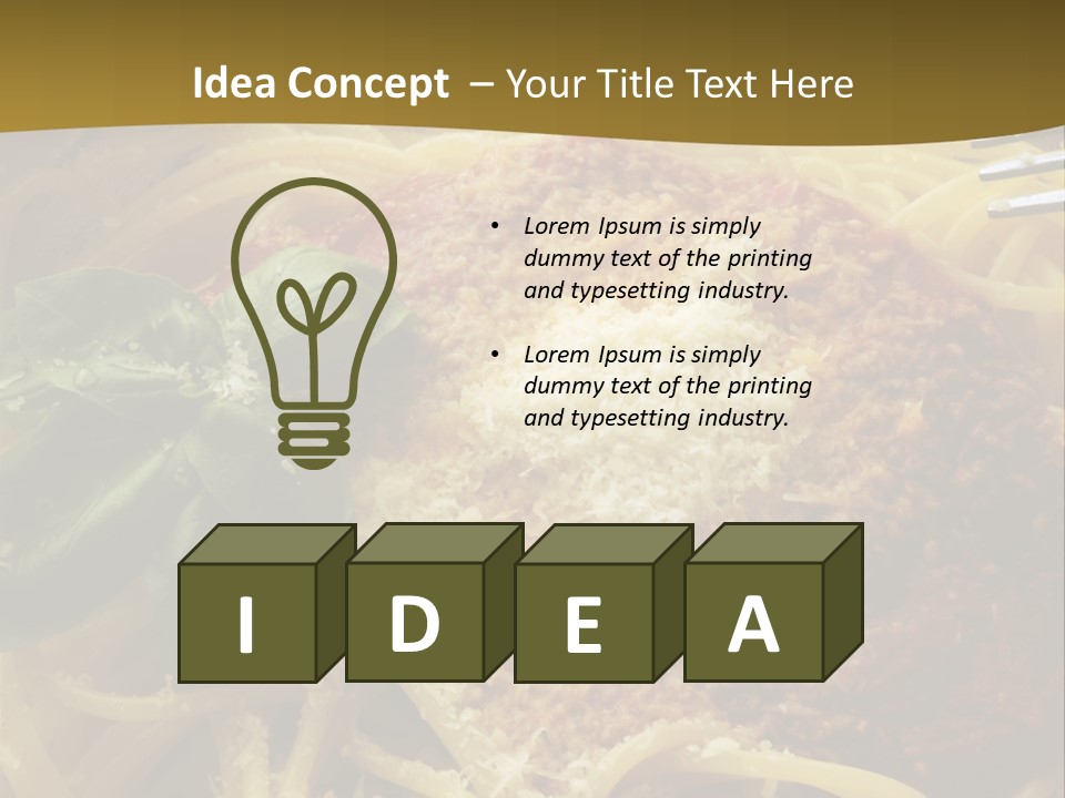 Sugo Italiana Pomodoro PowerPoint Template