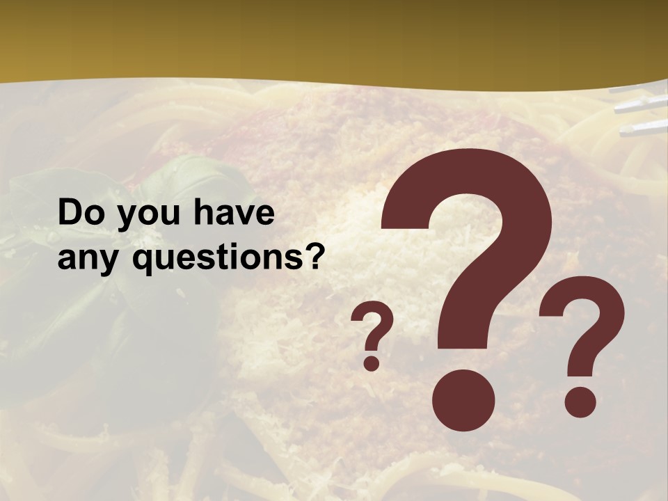 Sugo Italiana Pomodoro PowerPoint Template