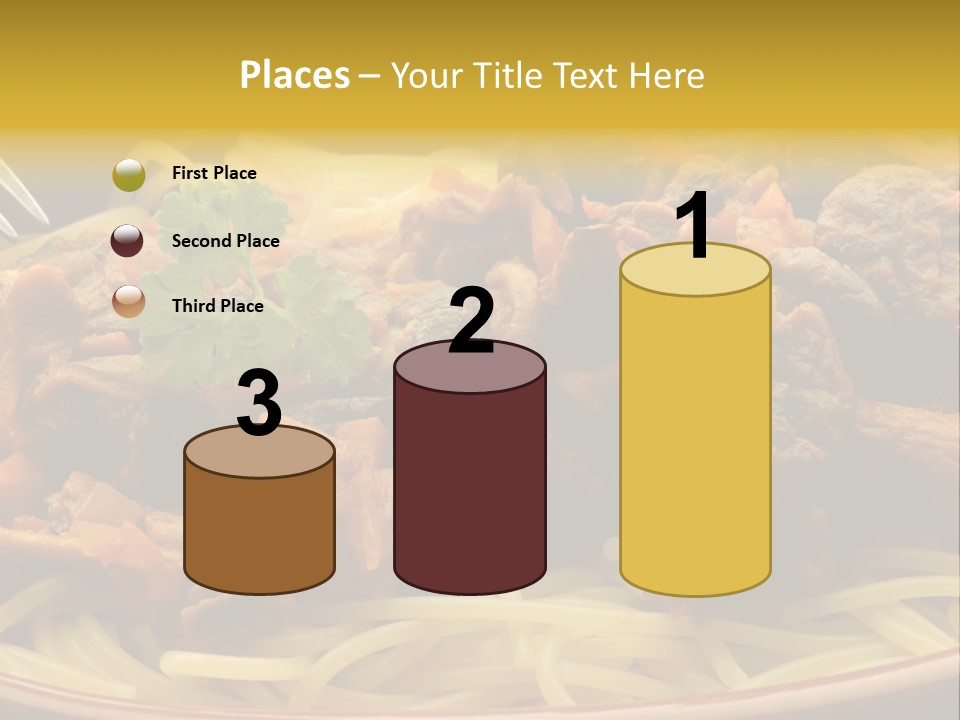 Mushroom Pasta Italy PowerPoint Template