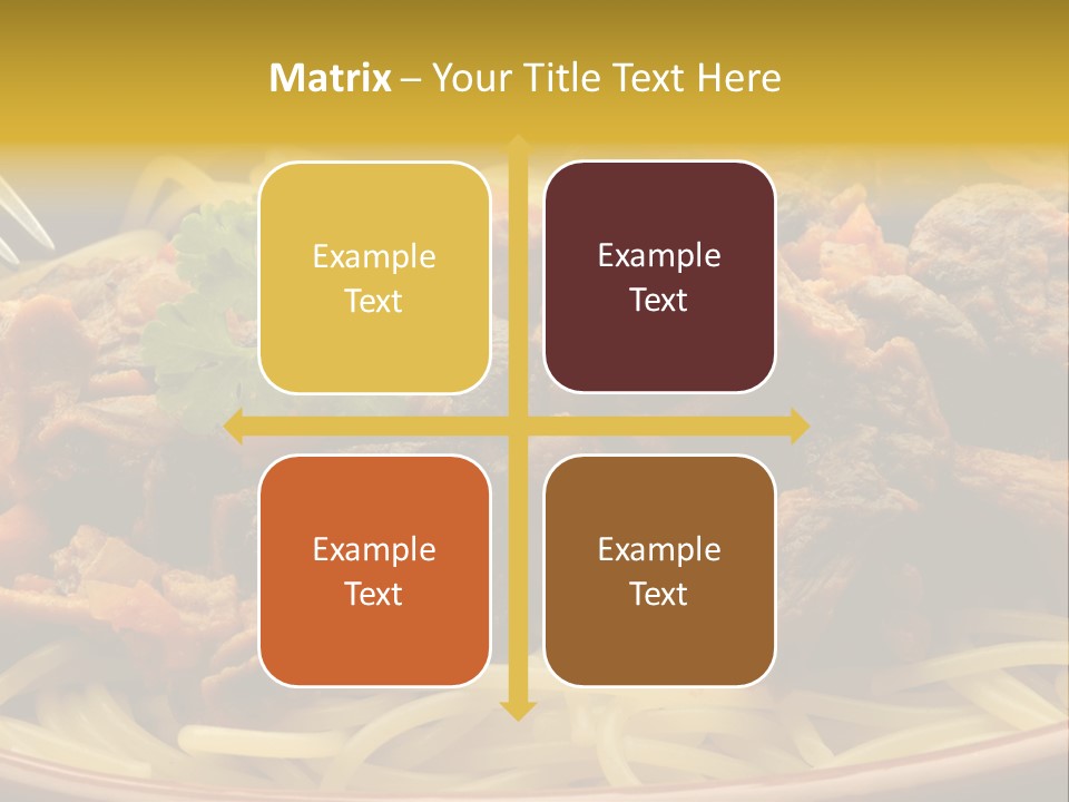 Mushroom Pasta Italy PowerPoint Template