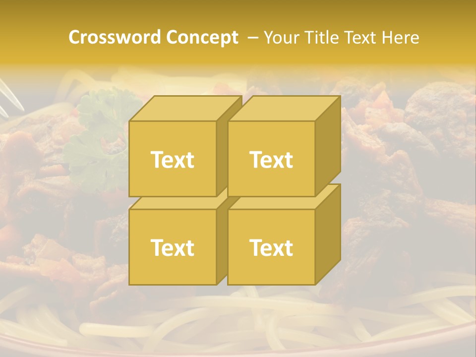 Mushroom Pasta Italy PowerPoint Template