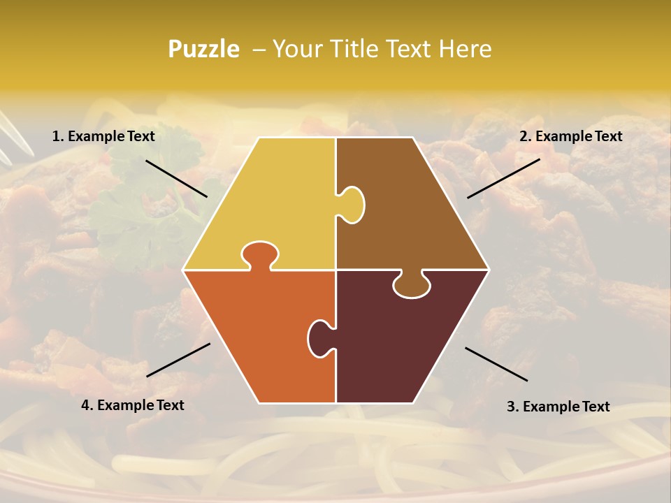 Mushroom Pasta Italy PowerPoint Template