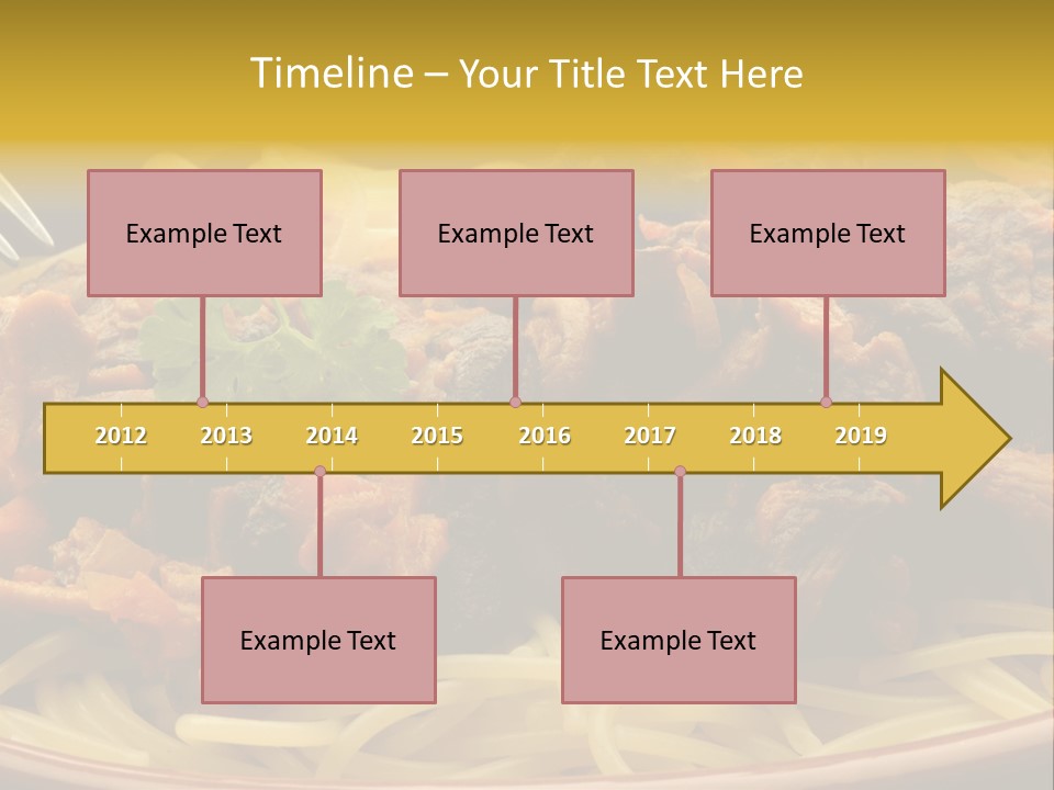 Mushroom Pasta Italy PowerPoint Template