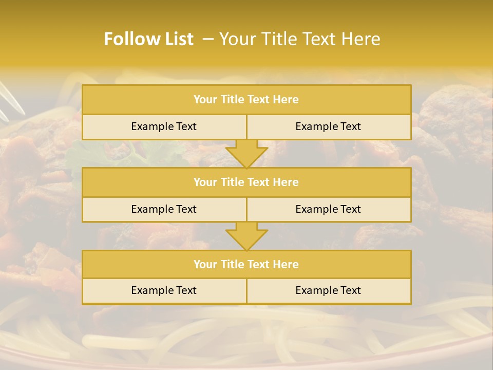 Mushroom Pasta Italy PowerPoint Template